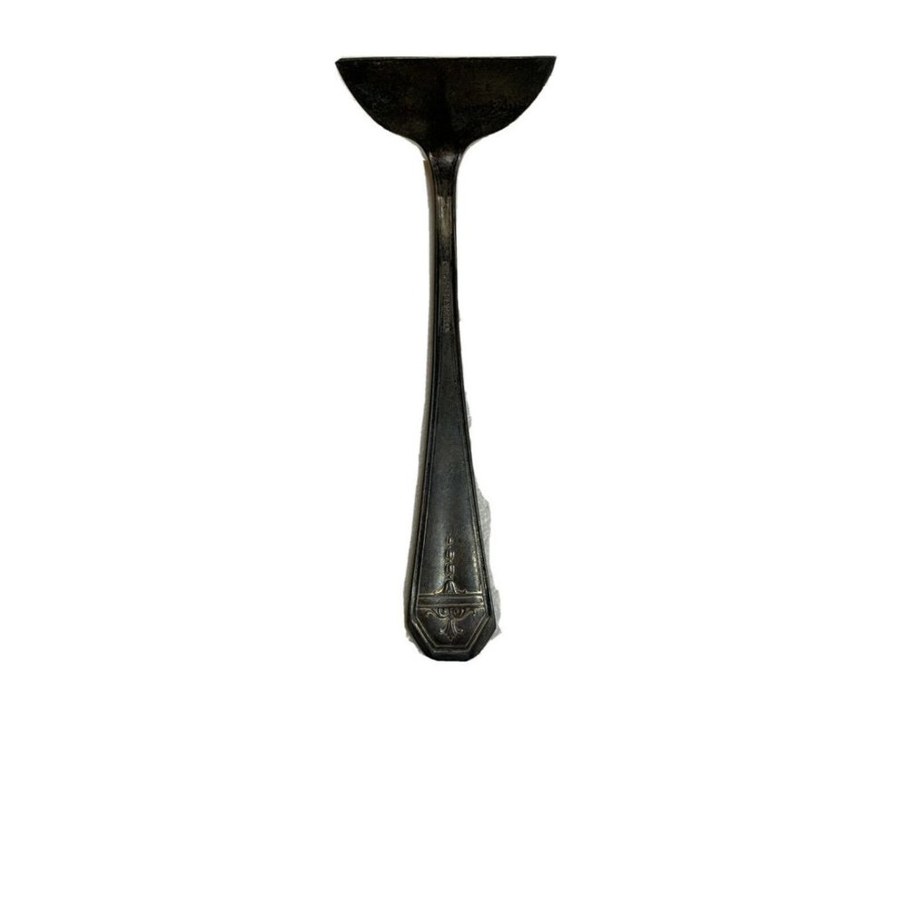 ANTIQUE VINTAGE COLLECTIBLE Shovel 4” Wm.ROGERS & SON AA SILVER PLATE Orig Box